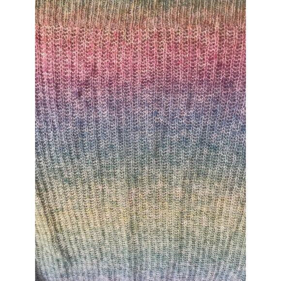 Aritzia Wilfred Free Ombre Cosmic Knit Alpaca Blend Luxe Sweater Size Medium - Picture 9 of 9